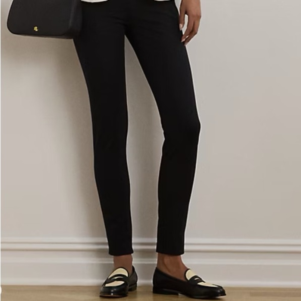 Ralph Lauren Stretch Cotton blend twill skinny pant